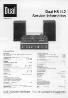 Dual HS-142-Service-Manual 